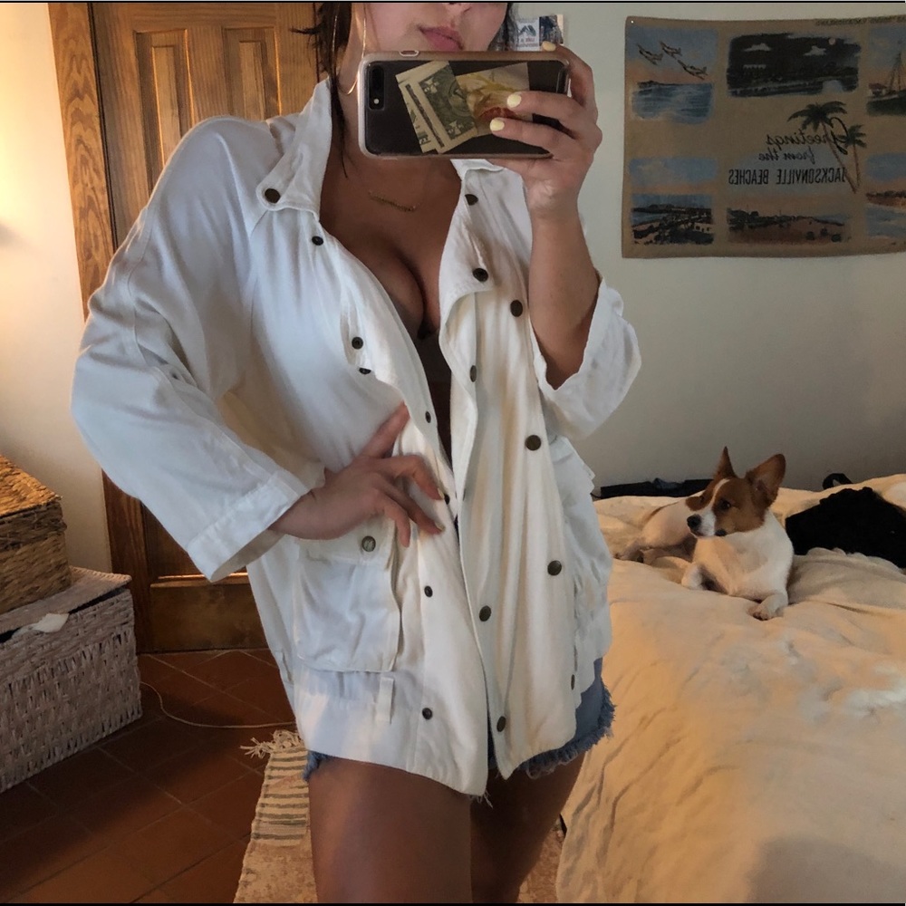 White CURRENT/ELLIOT lightweight jacket